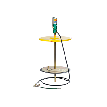 013-1104-A00 <br> Ensemble complet <br> unité de graissage pneumatique portable avec plateau suiveur <br> Augmentation de pression 70:1 <br> Fûts de 180-220 kg