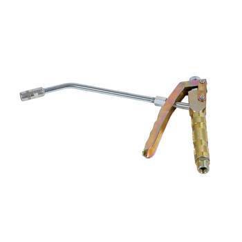 014-1082-000 <br> Pistolet à graisse pour pompe à graisse pneumatique <br> 200 mm <br> Tête de graissage à 4 mors
