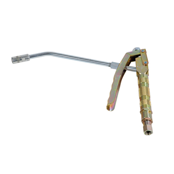 014-1083-000 <br> Pistolet à graisse pour pompe à graisse pneumatique <br> 200 mm <br> tête de graissage à 4 mors <br> raccord tournant