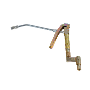 014-1083-010 <br>Pistolet à graisse pour pompe à graisse pneumatique <br> 200 mm <br> tête de graissage à 4 mâchoires <br> raccord à triple pivot