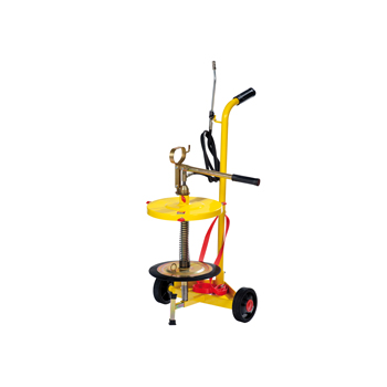016-1150-C20 <br> Ensemble complet <br> Pompe à graisse manuelle <br> Chariot <br> Fûts de 18-30 kg