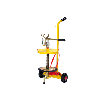 016-1151-C20 <br> Ensemble complet <br> Dispositif de remplissage manuel pour pompes à graisse <br> Chariot <br> Fûts de 18-30 kg