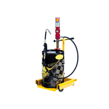022-1282-B00<br>Jeu d'huile complet avec roues <br> Augmentation de pression 3:1 <br> 25 L/min <br>pour fûts de 50-60 L