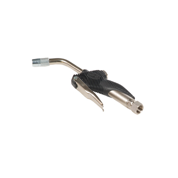 024-1232-G00<br>Pistolets à huile <br> Pistolet à huile <br> Raccord tournant F 3/8" <br> Tube fixe 30° <br> Anti-goutte automatique diam. 14 mm