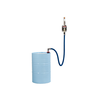 29-1380-000 <br> Ensemble complet <br> Pompe pneumatique avec fixation murale pour liquide antigel et lave-glace <br> Augmentation de pression 1:1 <br> 35 L/min
