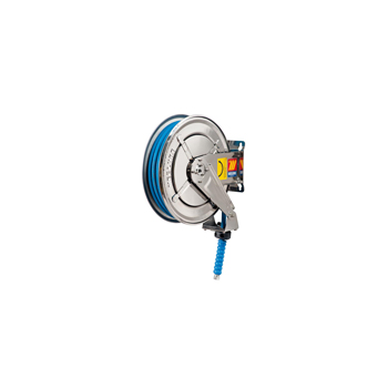 070-2205-210<br>Vaste automatische slanghaspel voor water <br> AISI 304 RVS <br> 150?C <br> 400 bar <br> Model FX-400 <br> 10 m <br> diam. 5/16"