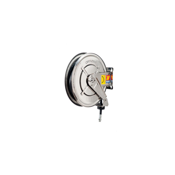 070-2302-415<br>Enrouleur automatique fixe pour air/eau <br> Acier inoxydable AISI 304 <br> 20 bar <br> Modèle FX-460 <br> 15 m <br> diam. 1/2"