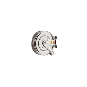 070-2401-400<br>Enrouleur de tuyau automatique fixe pour air/eau <br> Acier inoxydable AISI 304 <br> 20 bar <br> Modèle FX-550 <br> sans tuyau <br>M1/2"G-M1 /2 "G