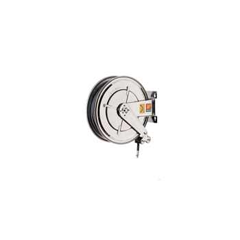 070-2402-420<br>Enrouleur automatique fixe pour air/eau <br> Acier inoxydable AISI 304 <br> 20 bar <br> Modèle FX-550 <br> 20 m <br> diam. 1/2"