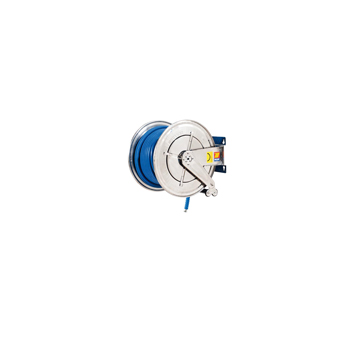070-2605-340<br>Vaste automatische slanghaspel voor water <br> AISI 304 RVS <br> 150?C <br> 400 bar <br> Model FX-560 <br> 40 m <br> diam. 3/8"