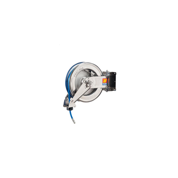 071-2201-220<br>Enrouleur automatique pivotant pour air/eau <br> Acier inoxydable AISI 304 <br> 20 bar <br> Modèle SX-400 <br> 20 m <br> diam. 8x12mm