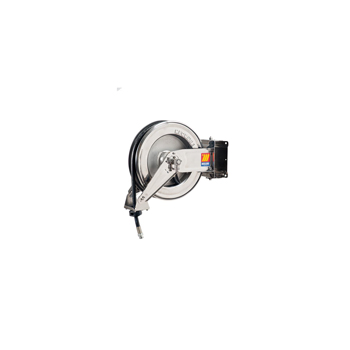 071-2202-218<br>Enrouleur de tuyau automatique pivotant pour air/eau <br> acier inoxydable AISI 304 <br> 20 bar <br> Modèle SX-400 <br> 18 m <br> diam. 5/16"