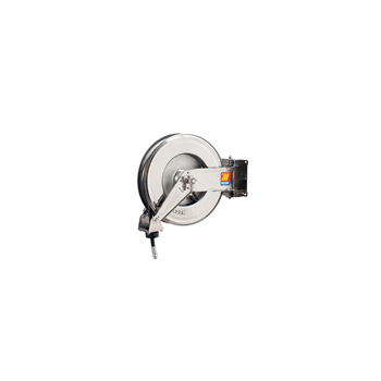 071-2302-415<br>Enrouleur de tuyau automatique pivotant pour air/eau <br> acier inoxydable AISI 304 <br> 20 bar <br> Modèle SX-460 <br> 15 m <br> diam. 1/2"