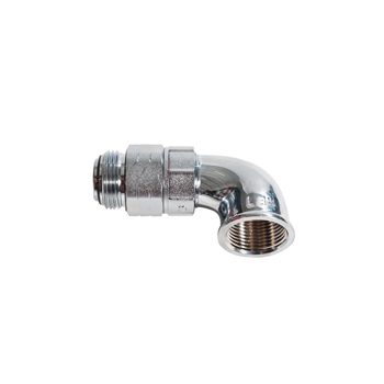 079-1770-006 <br> Accessoires voor slanghaspels <br> Swivel 90? voor lucht/water (20 bar) <br> F 1"G