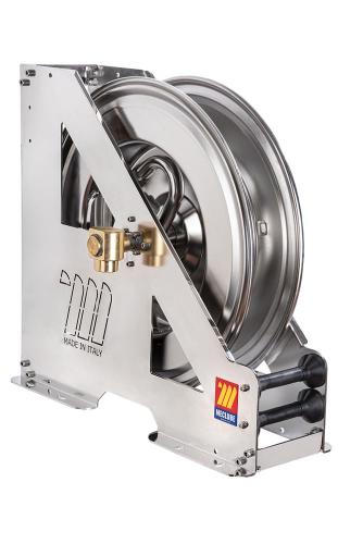 073-2402-500 Enrouleur Air-Eau Heavy duty Inox HDX-550 3/4" SANS TUYAU