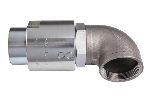 079-1772-909 Huile d'accouplement pivotant à 90° M 54x1,5"-F 2" BSP