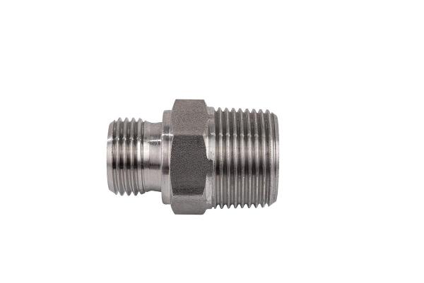 F96-1110-604 M 1"BSP-M1/2"NPTF Mamelon de réduction Inox